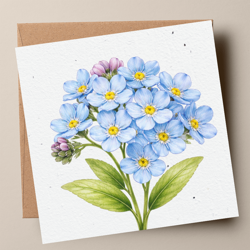 Forget-me-not Plantable Card (MOQ 25)