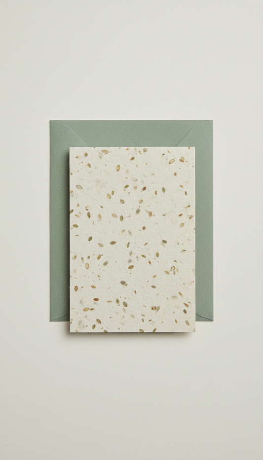 Herb Seed Thank You Card with Envelope