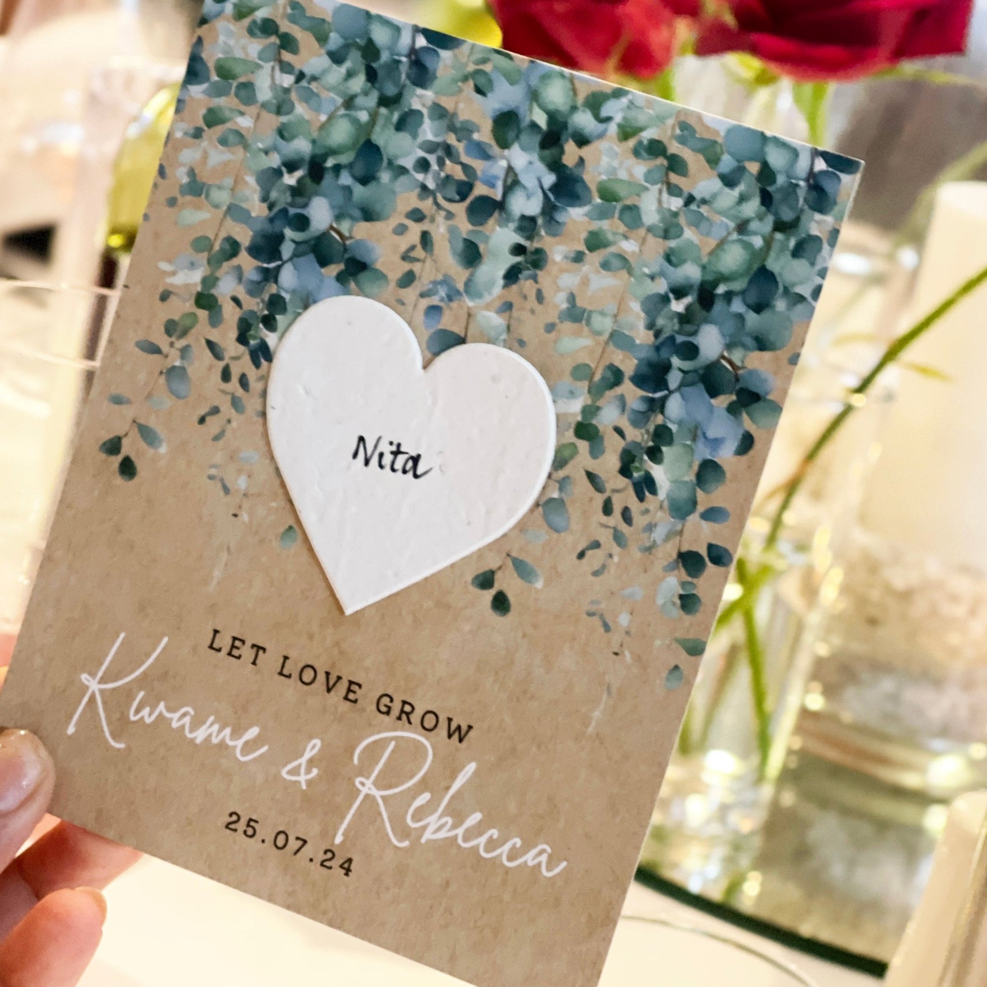 Plantable Wedding Favour – A Heartfelt Thank You That Grows 🌿💖 - Plantacard