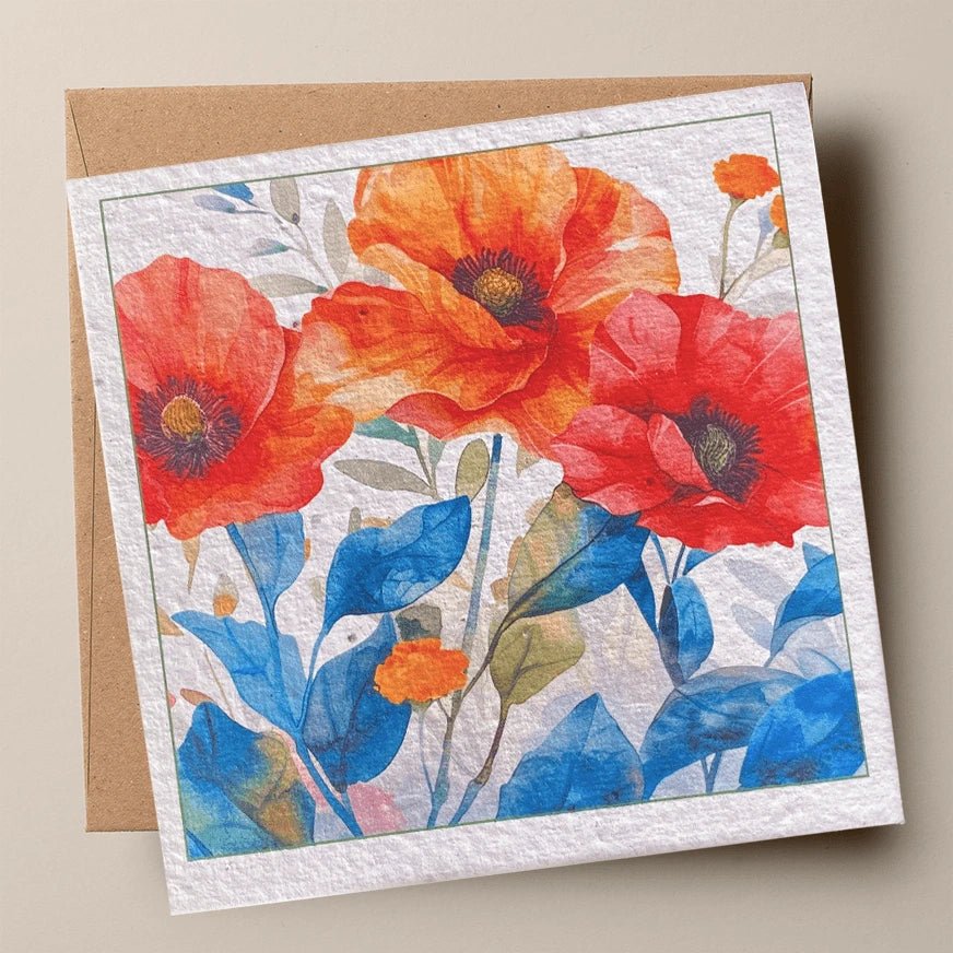 POPPY BLOOM🌱Plantacard 10pk (Poppy) - Plantacard